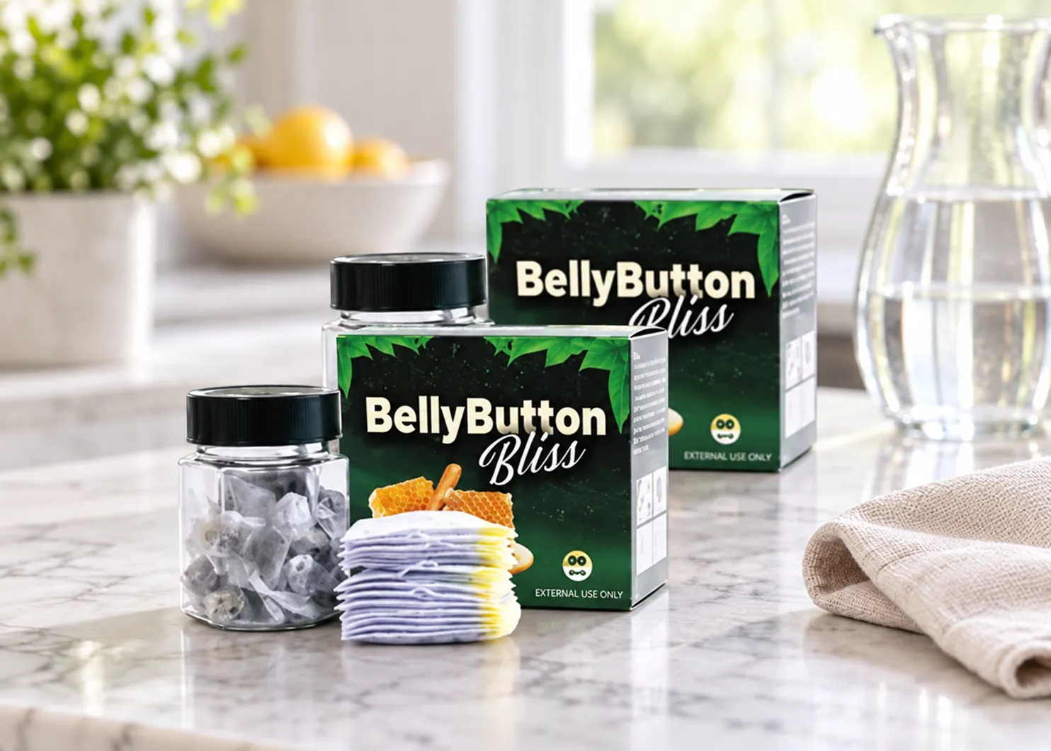Belly Button Bliss — the package in everyday use