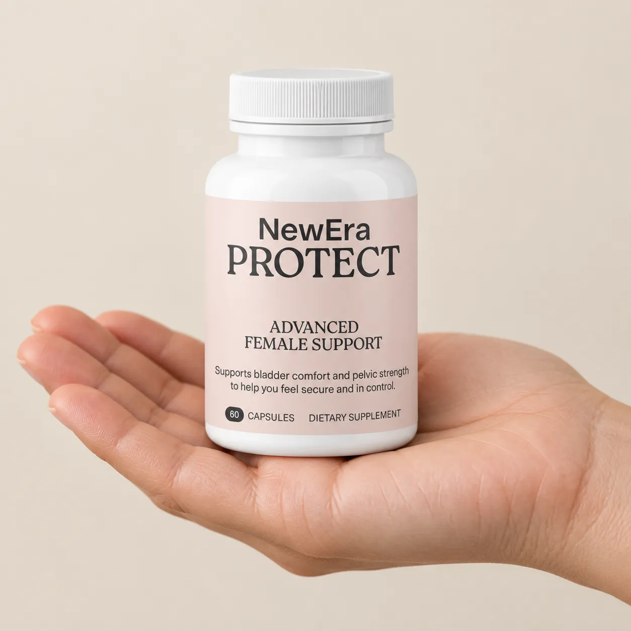 New Era Protect — the package held in a hand