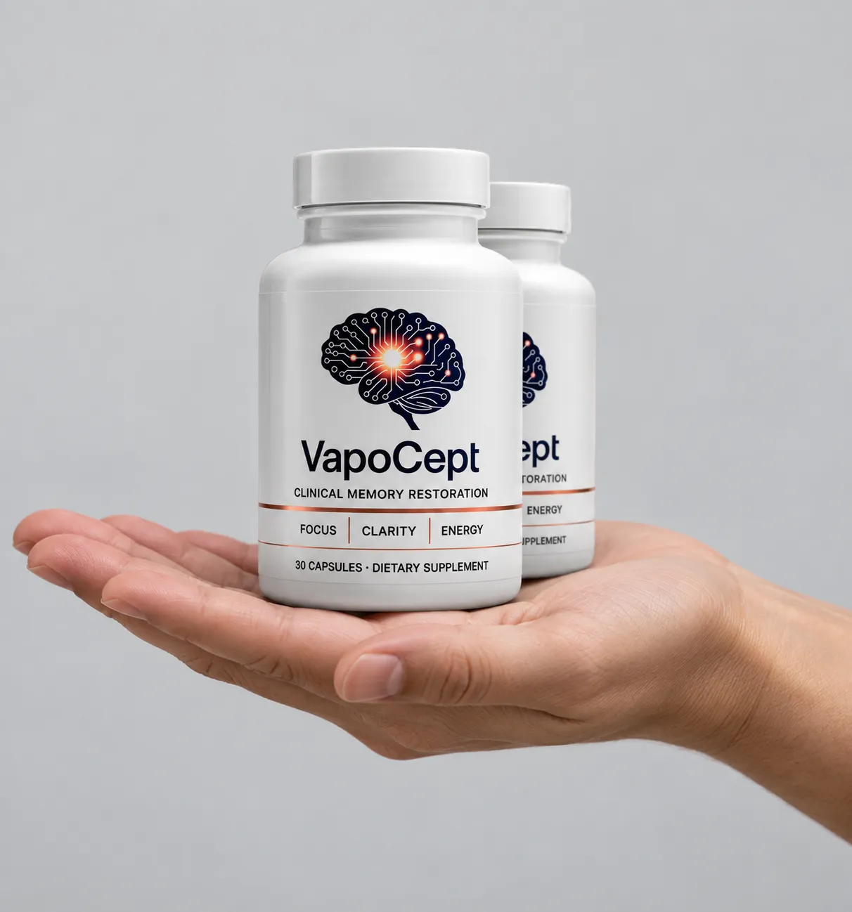 VapoCept — the package held in a hand
